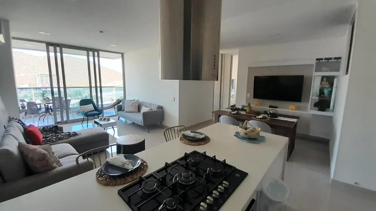 Increible Apartamento Santa Marta Con Vista Espectacular Gaira 0*,  Colombia
